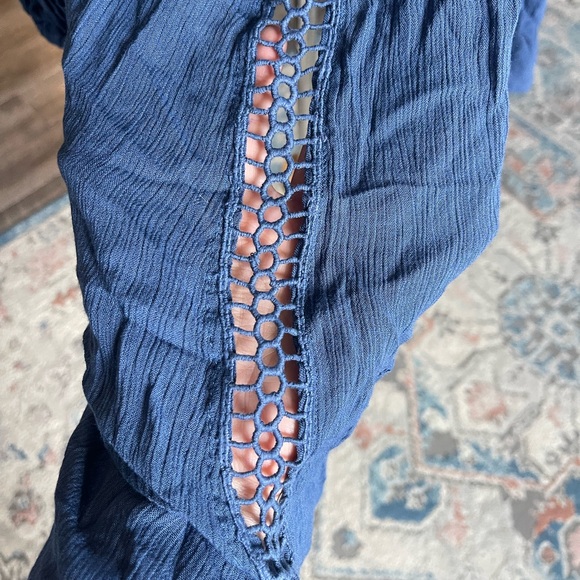 Free People babydoll crochet inset swing tunic - Picture 11 of 13